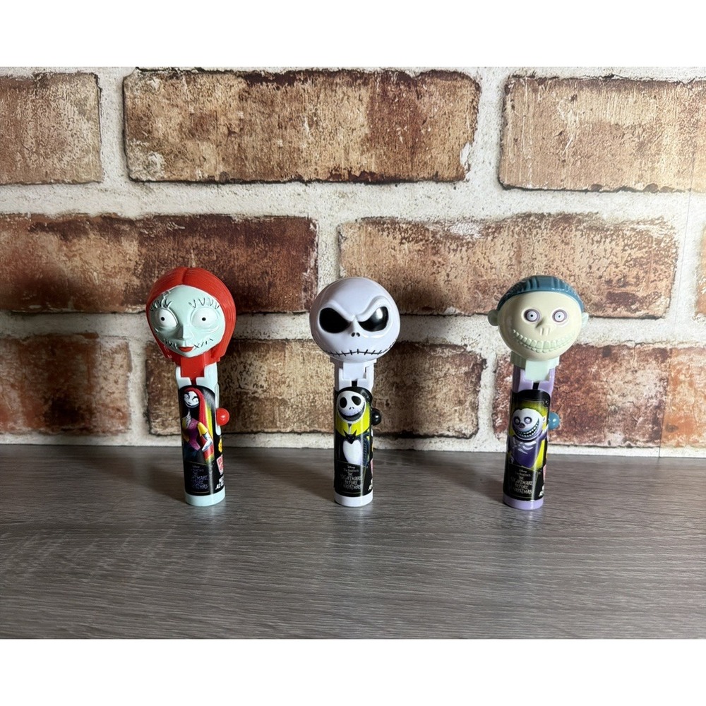 NEW  3 Disney Tim Burtons The Nightmare Before Christmas Pop-Up Lollipop Holders